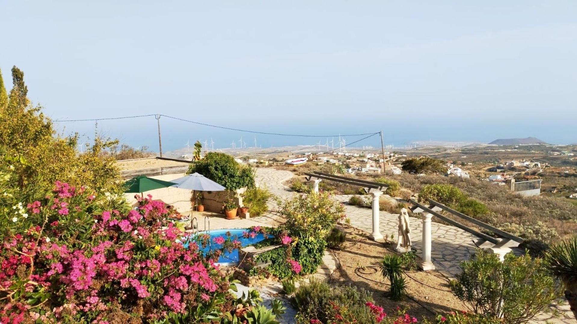 -Casa Azul-Arico Viejo La Sabinita - Baden, Wandern, Klettern, Individualurlaub Jenseits Des Massentourismus, Villa Exteriör bild